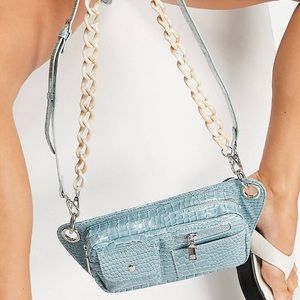 Hvisk Brillay Croco Bag - Blue